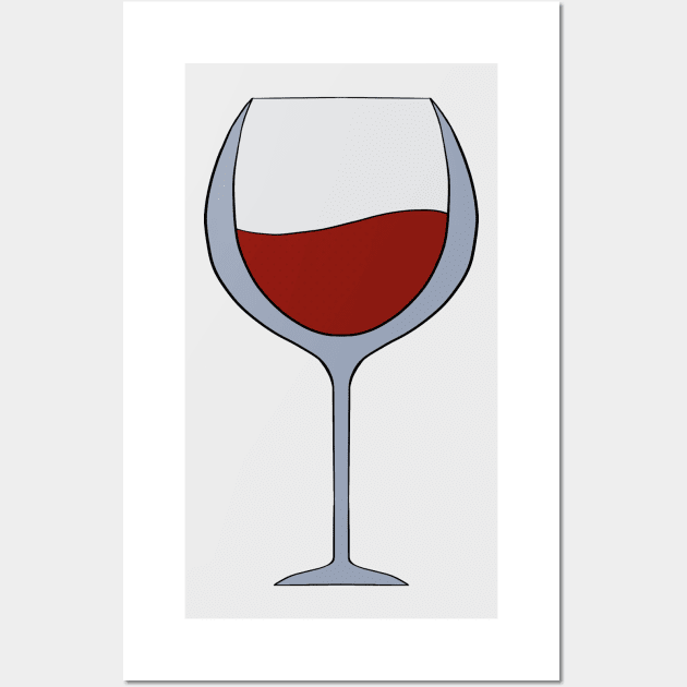 A Glass of Wine Wall Art by DiegoCarvalho